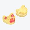 A denture-supported prosthetic with tooth models