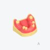 Lower jaw implant practice model